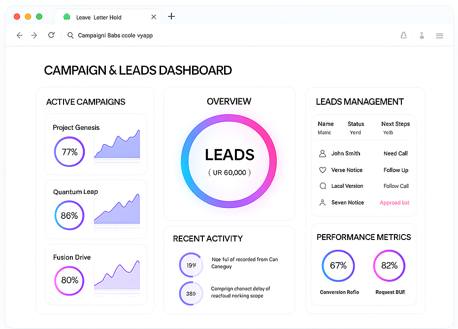 Inscend Manage Campaigns Capture Leads
